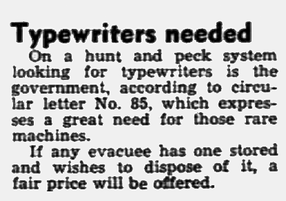 type writers